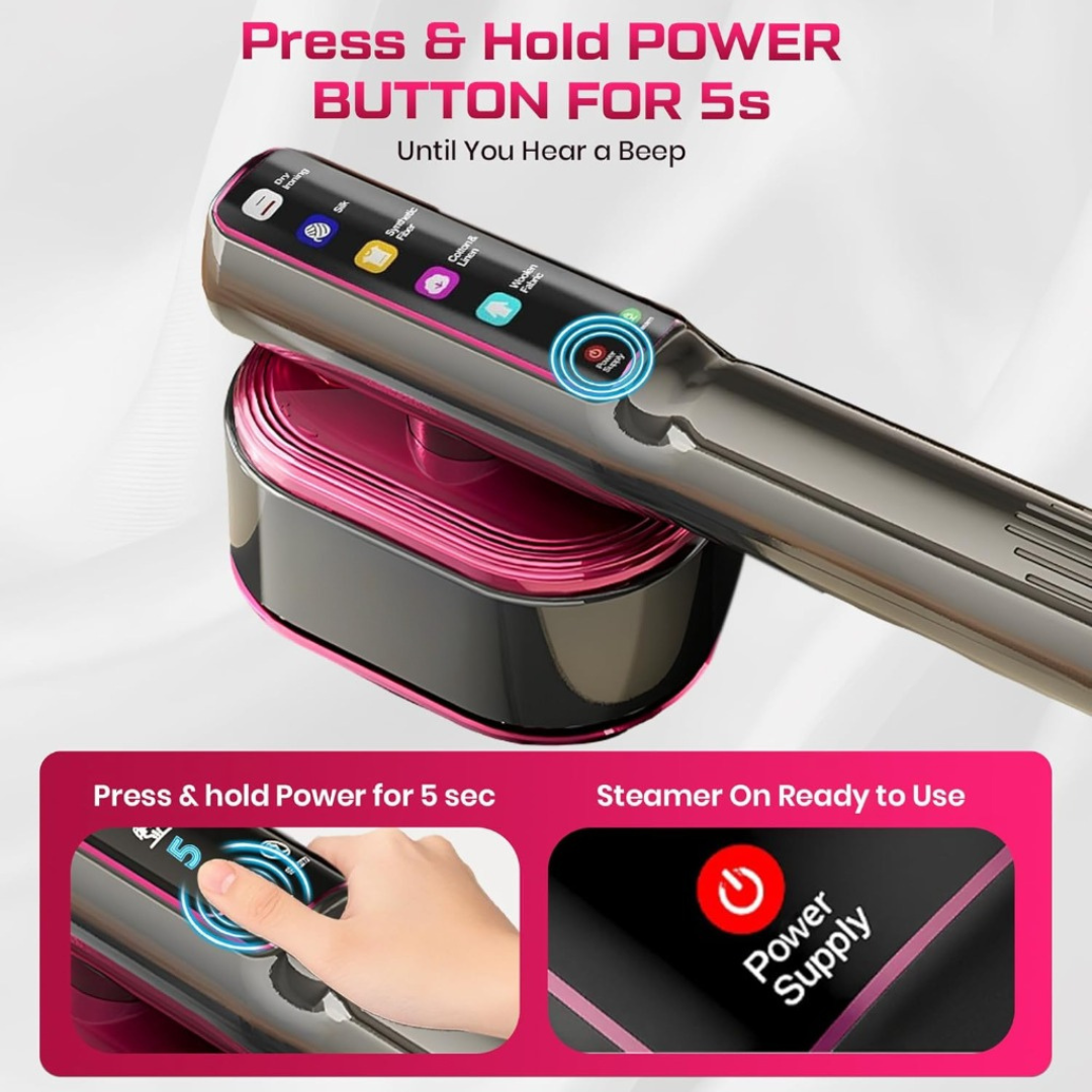 Steamoria™ Next-Gen 2-in-1 Clothes Steamer & Iron