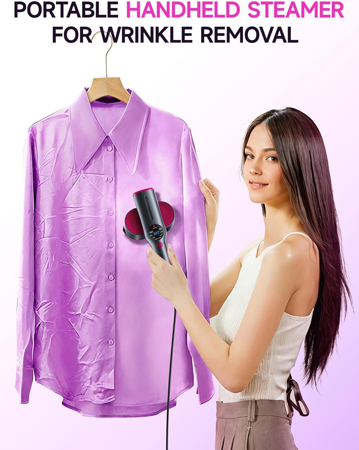 Steamoria™ 2-in-1 Steamer & Iron for Clothes
