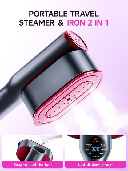 Steamoria™ 2-in-1 Steamer & Iron for Clothes