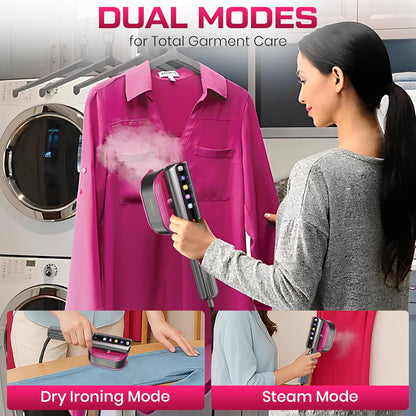 Steamoria™ Next-Gen 2-in-1 Clothes Steamer & Iron