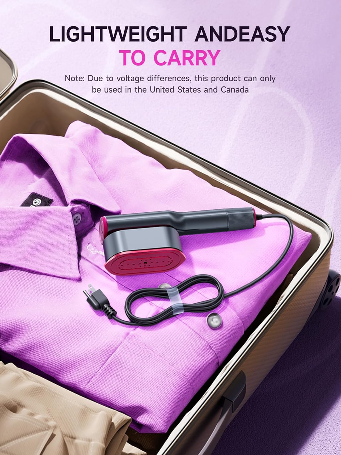 Steamoria™ 2-in-1 Steamer & Iron for Clothes